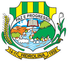 Brasão da seguinte cidade: Hidrolina