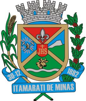 Brasão da seguinte cidade: Itamarati de Minas