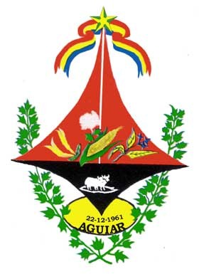 Brasão da seguinte cidade: Aguiar