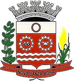 Brasão da seguinte cidade: Nova Santa Rosa