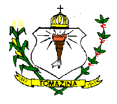 Brasão da seguinte cidade: Tomazina