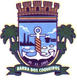 Brasão da seguinte cidade: Barra dos Coqueiros