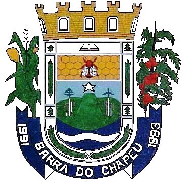 Brasão da seguinte cidade: Barra do Chapéu