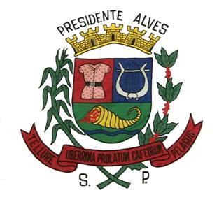 Brasão da seguinte cidade: Presidente Alves